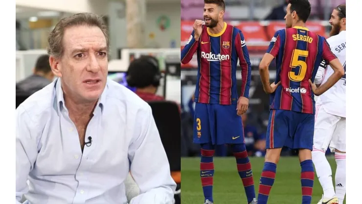 Para el periodista, el Real Madrid fue justo ganador del primer tiempo.