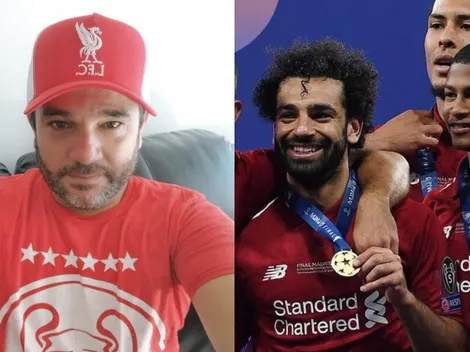 Coki Gonzales mostró su fanatismo por el Liverpool en la previa ante Real Madrid