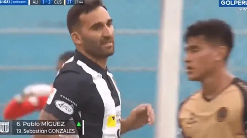 Pablo Míguez llegó a Alianza Lima para la Liga 2 y este martes debutó en la Liga 1.