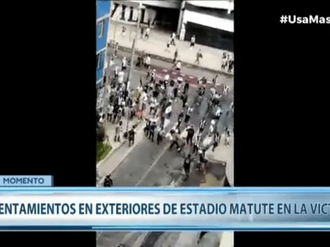 Hinchas de Alianza Lima protagonizaron entrentamiento en Matute