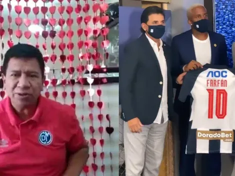 Silvio Valencia cuestionó ausencia de Jefferson Farfán a entrenamiento de Alianza Lima