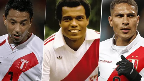 Nolberto Solano, Teófilo Cubillas y Paolo Guerrero (Fotos: Getty, Twitter, Getty)