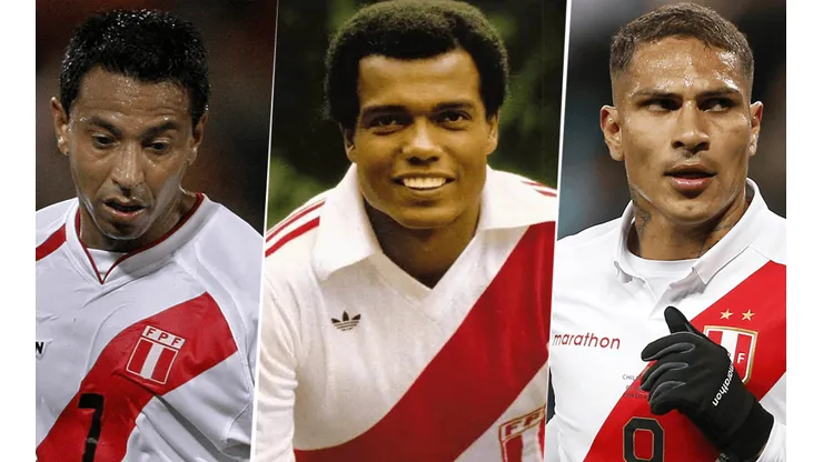 Nolberto Solano, Teófilo Cubillas y Paolo Guerrero (Fotos: Getty, Twitter, Getty)