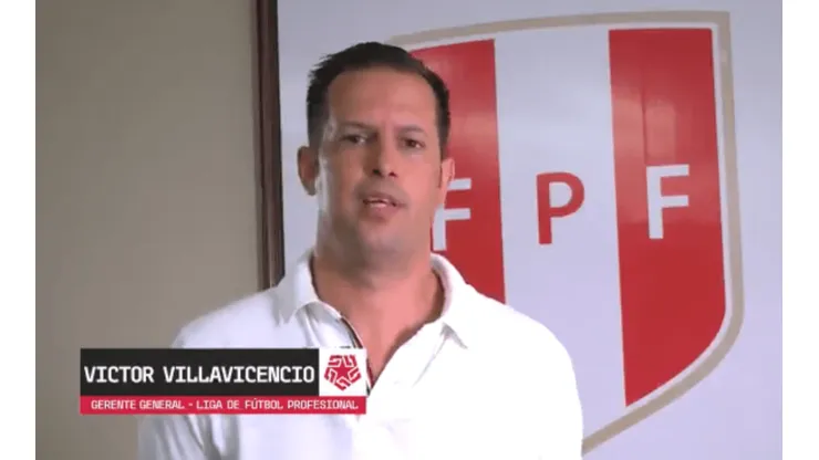 Carlos Villavicencio es el gerente de la Liga 1 movistar.