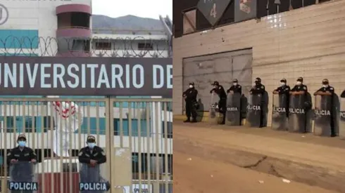 Por el momento ambos estadios están reciben resguardo policial.