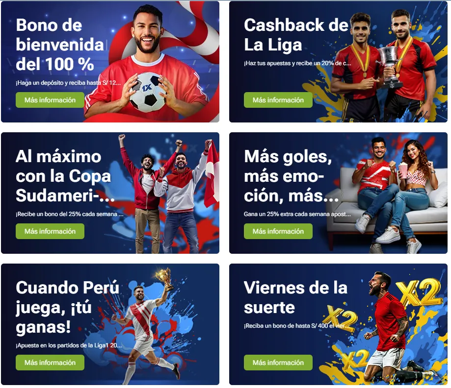 código promocional 1xbet y otras promociones