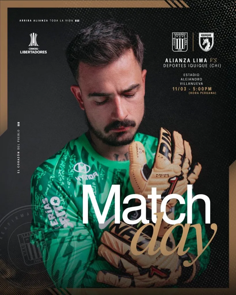 El partido de esta tarde. (Foto: Alianza Lima).