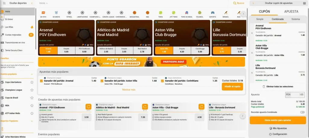 inkabet deportes opiniones