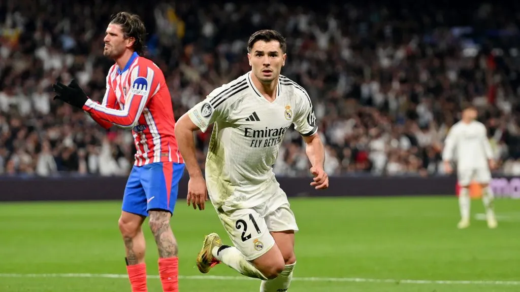 Brahim Díaz fue el autor del segundo gol del Real Madrid en la ida (Denis Doyle/Getty Images).