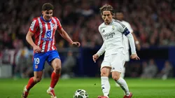 Julián Álvarez y Luka Modric, en la vuelta entre 'Atleti' y Real Madrid.