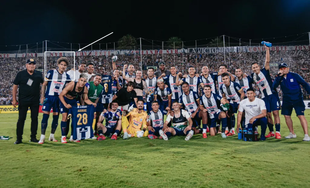 Paolo Guerrero molesto en la celebración (Foto: Alianza Lima).