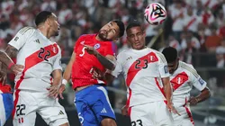 Perú vs. Chile en el estadio Monumental.