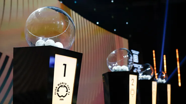 Las bolillas del sorteo de la Copa Libertadores.