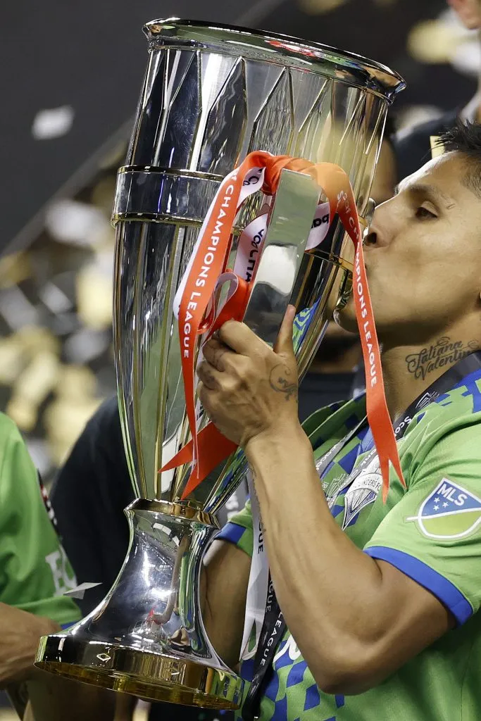Raúl Ruidíaz campeón de la Concacaf Champions League. (Photo by Steph Chambers/Getty Images)