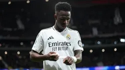 Vinícius Júnior durante un partido con el Real Madrid.