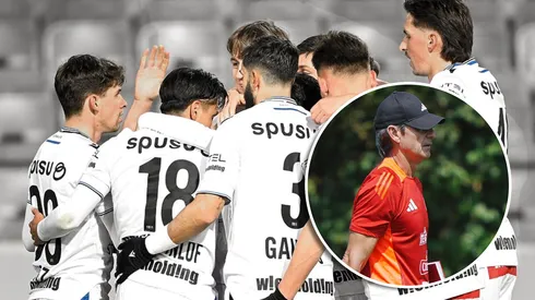 Austria Viena celebrando gol.