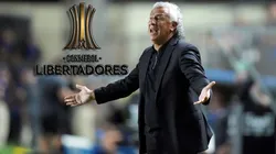 Néstor Gorosito vestido para el sorteo de la Libertadores