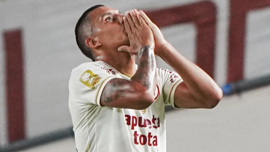 Alex Valera, lamentándose (Liga 1).