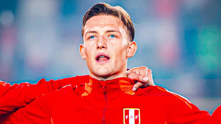 Oliver Sonne y la Selección Peruana.