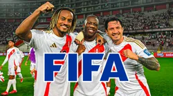 Perú festejando tras victoria ante Bolivia.