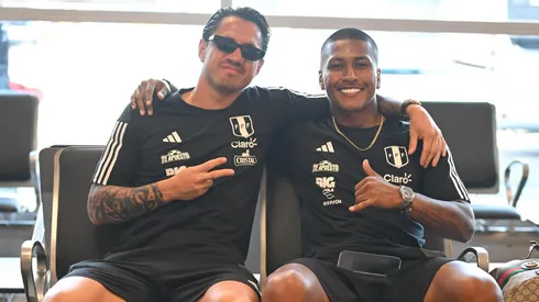 Gianluca Lapadula y Pedro Aquino.