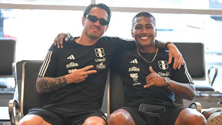 Gianluca Lapadula y Pedro Aquino.
