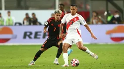 Álex Valera, en su paso por la Selección Peruana.