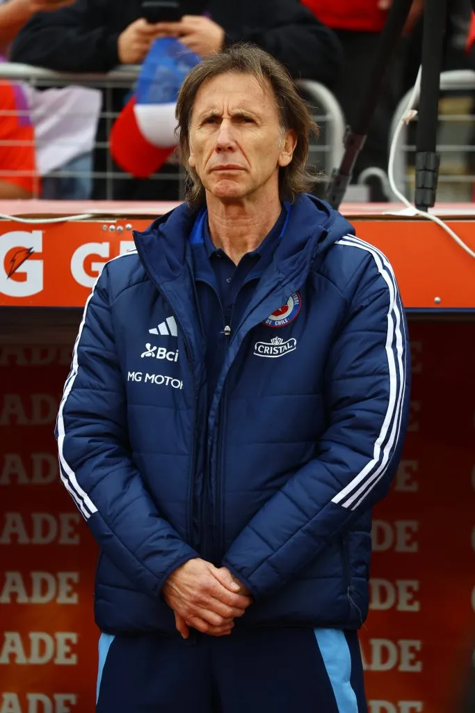 Ricardo Gareca dirigiendo a la Selección Chilena. (Photo by Marcelo Hernandez/Getty Images)