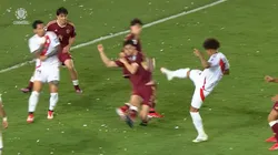 Audio VAR de la jugada donde Venezuela pone la mano