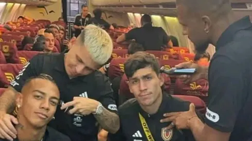 La burla de Yeferson Soteldo con Salomón Rondón a la prensa peruana.