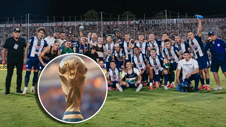 Alianza Lima celebrando.