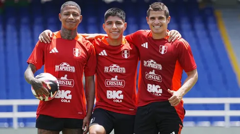 Andy Polo, Piero Quispe y Aldo Corzo.