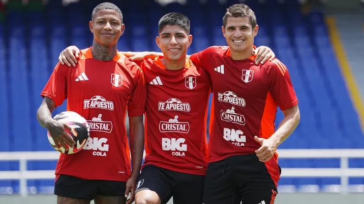 Andy Polo, Piero Quispe y Aldo Corzo.