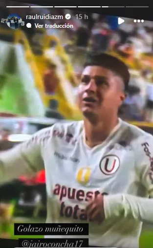 Raúl Ruidíaz a través de Instagram.