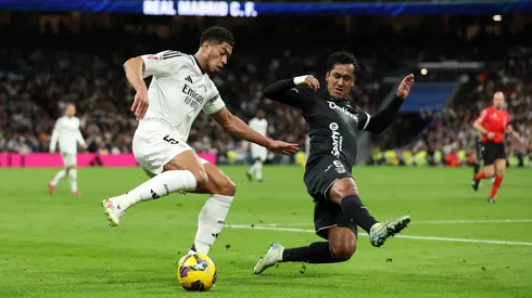 Jude Bellingham ante Renato Tapia, uno de los duelos del Real Madrid vs. Leganés.