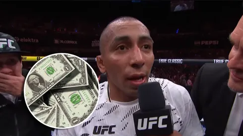 Kevin Borjas tras ganar su pelea.