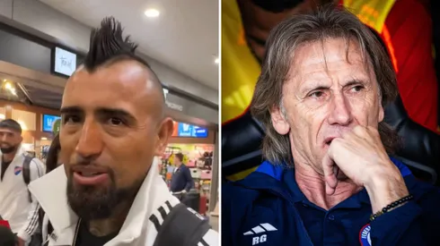 Ricardo Gareca fue ratificado como DT de Chile y así reaccionó Arturo Vidal.