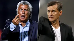 Néstor Gorosito y Fabián Bustos, entrenadores de Alianza Lima y Universitario respectivamente.
