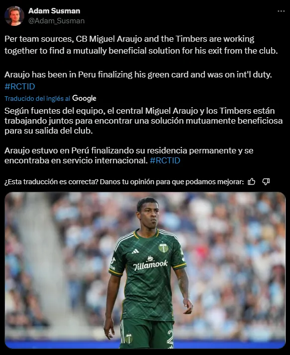 Publicación de Adam Susman (Foto: X).