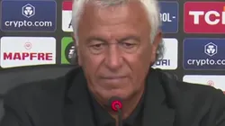 Gorosito, en conferencia de prensa tras el partido ante Libertad.