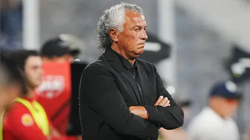 Néstor Gorosito, enojado.