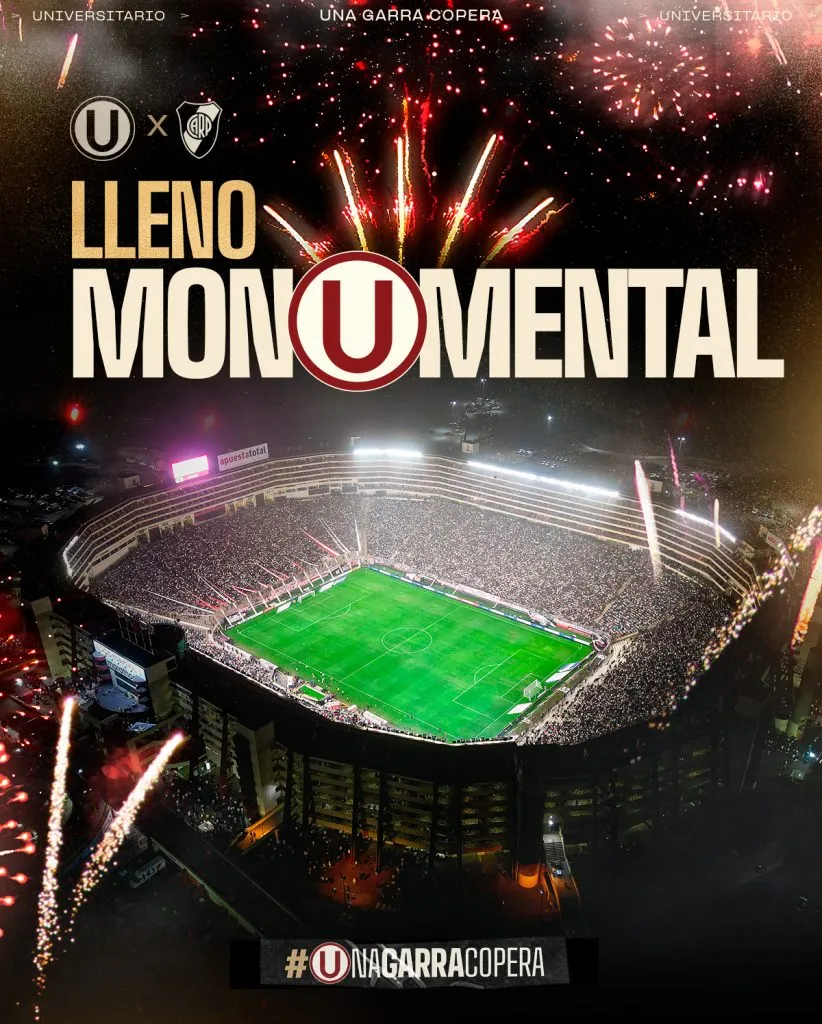 Universitario publicó esta imagen en sus redes sociales (X @Universitario).
