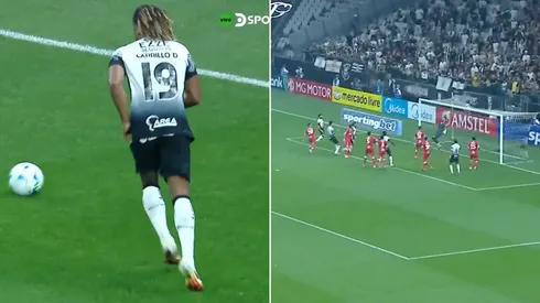 André Carrillo y su asistencia en Corinthians.
