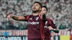 Paulo Díaz festejó y quedó en evidencia que rompió el reglamento.