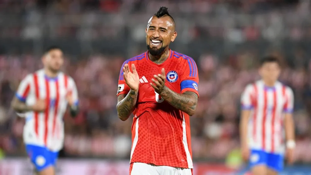 Arturo Vidal en la Selección Chilena (Getty Images).