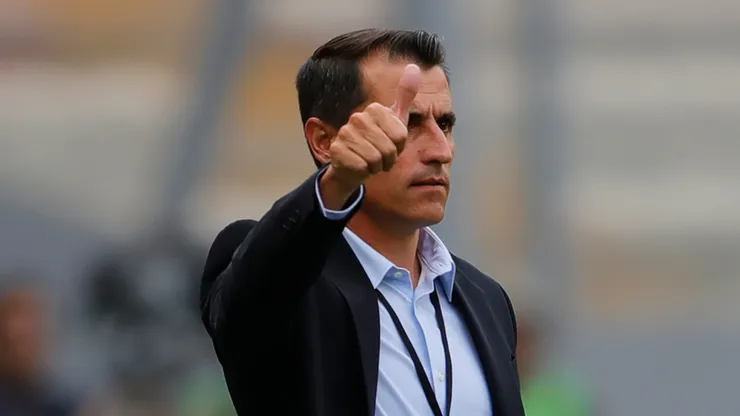 Guillermo Farré, en el partido entre Sporting Cristal y Palmeiras.