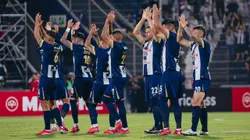 Alianza Lima durante partido en Matute.