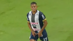 Kevin Quevedo y un polémico gesto tras su gol.