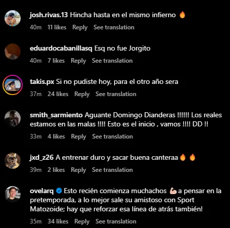 Fanáticos del Domingo Dianderas (Foto: Instagram).