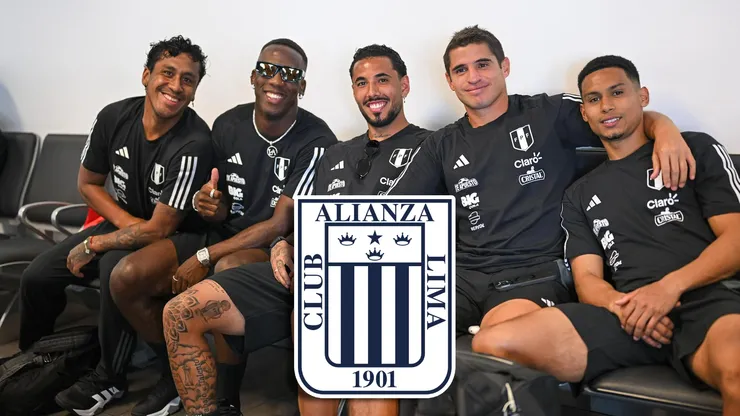 Jugadores de la Selección Peruana.